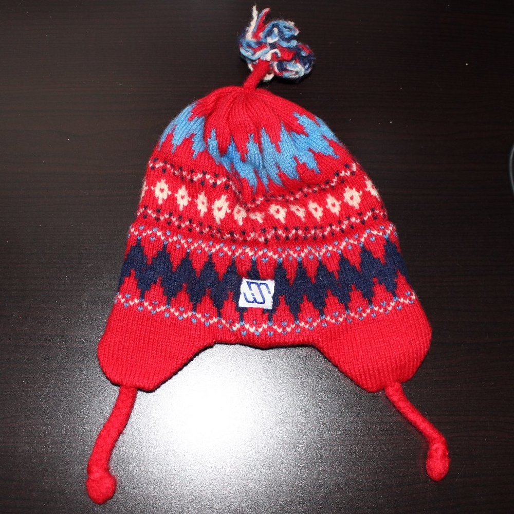 FREE*❤️infant newborn 0-6 months? winter hat toque beanie Murray Merkley vintage